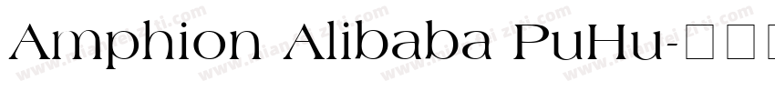 Amphion Alibaba PuHu字体转换